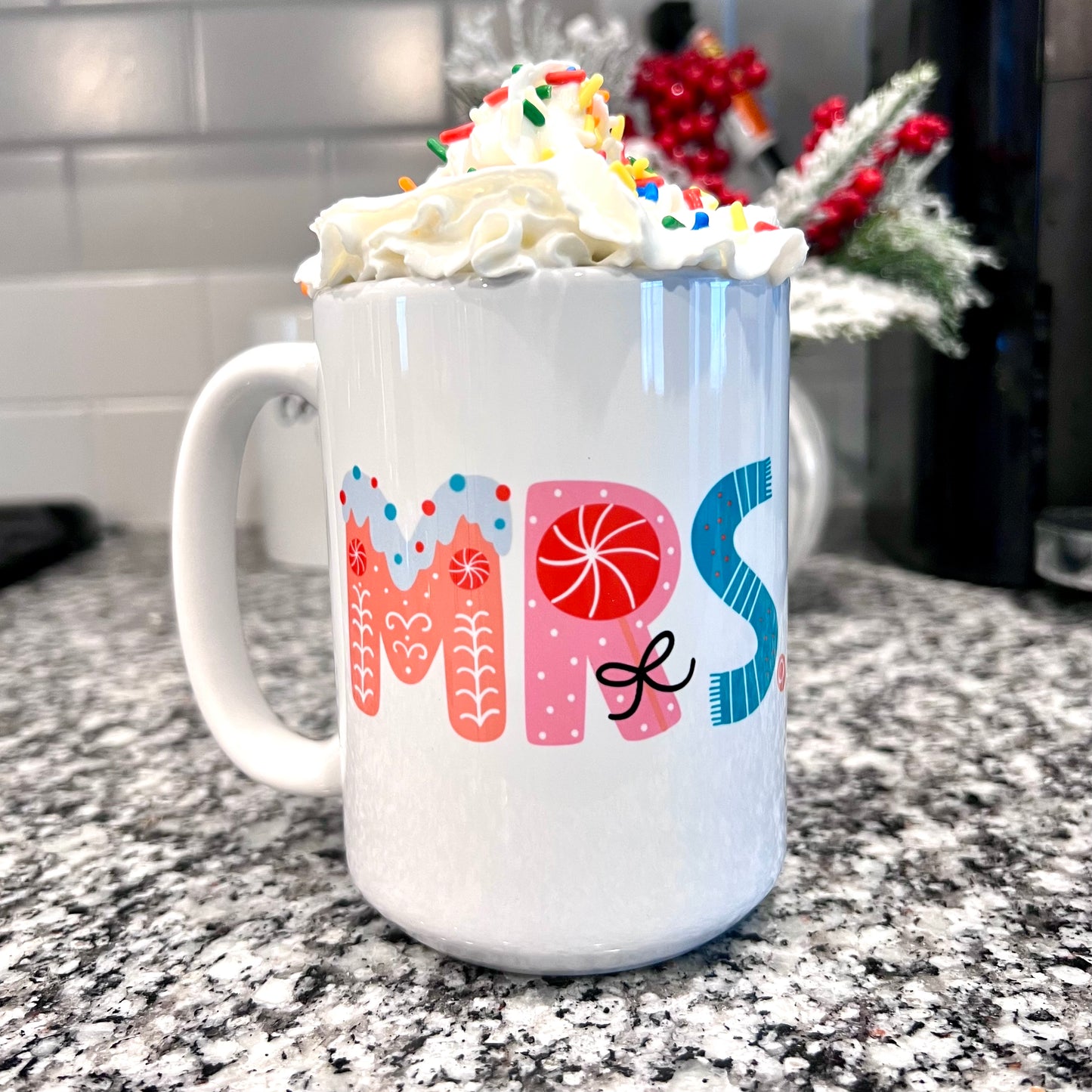 MRS. HOLIDAY 15OZ MUG