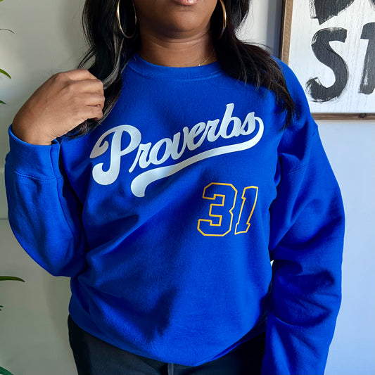 CRENSHAW TEAM PROVERBS 31 CREWNECK SWEATSHIRT