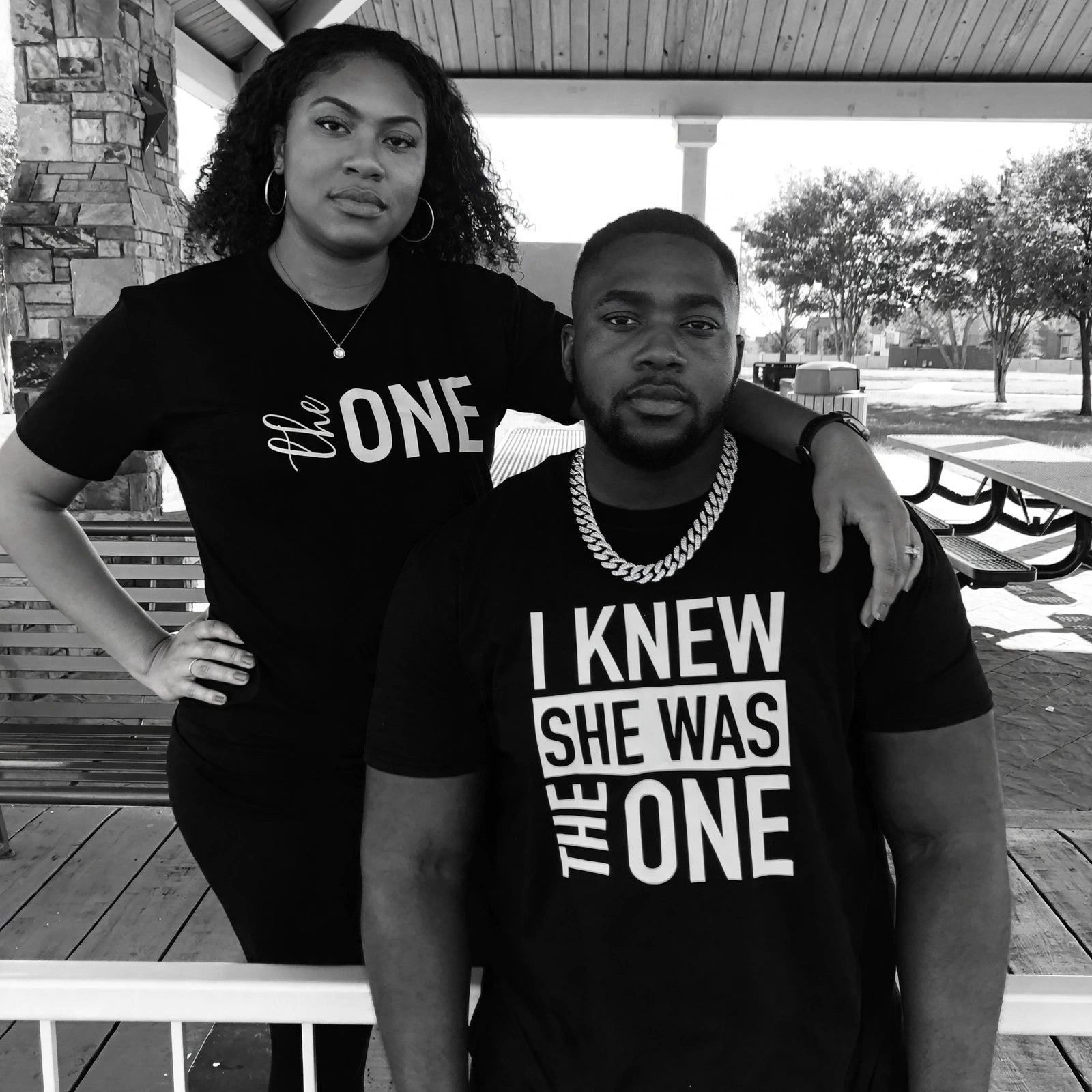 BONNIE & CLYDE BLACK ‘THE ONE’ COUPLES SET