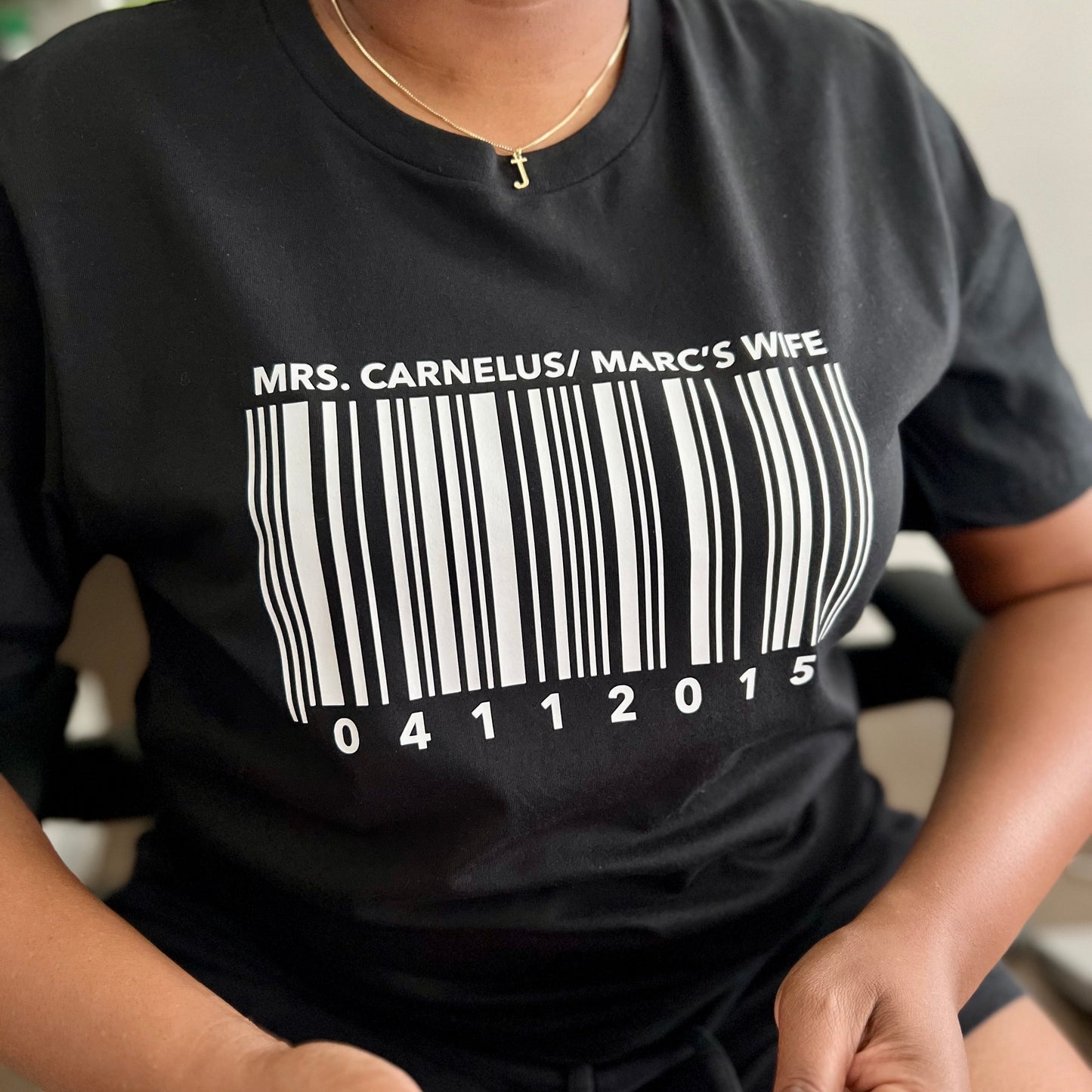 CUSTOM LOVE SCAN BLACK TEE