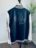 CUSTOM BLACK FLOWERS WIFE JACKET