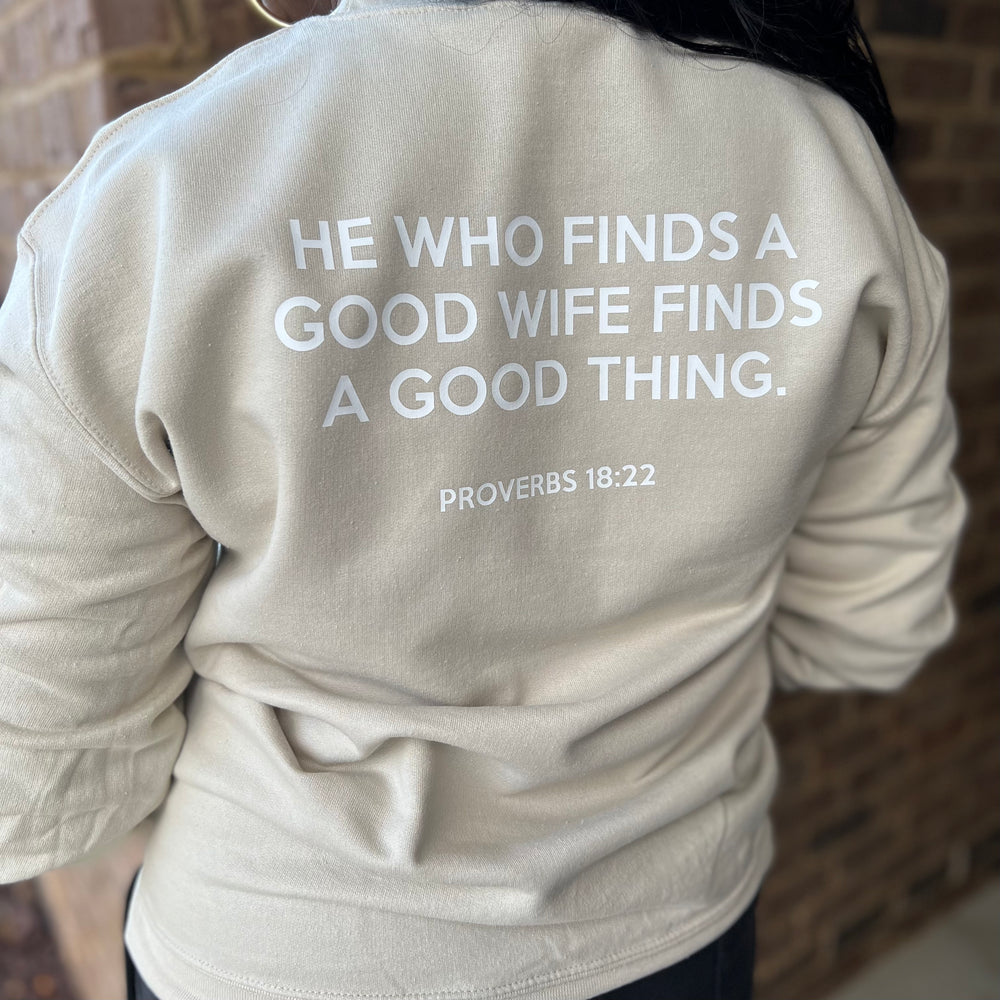 SAND 'WIVES ARE ESSENTIAL' SWEATSHIRT