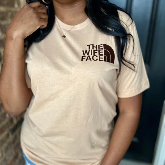 BROWN SUGAR WIFE FACE TEE